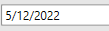 1. Selected Date