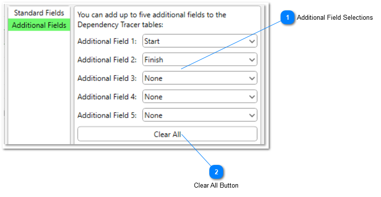 Adjusting Additional Fields