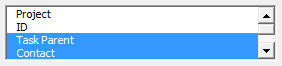 5. Task Text  Fields to Add to Export