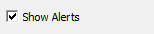 13. Show Alerts check