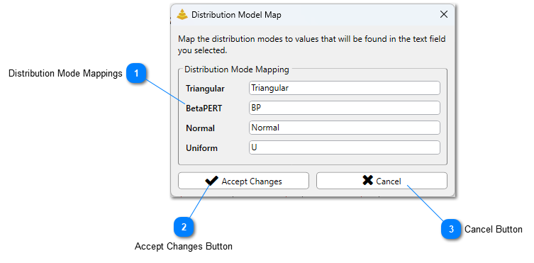 Distribution Mode Mapping