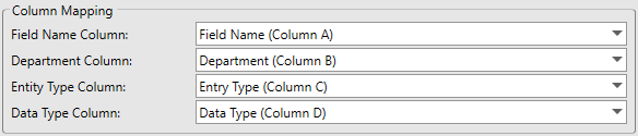 4. Data Source Column Mapping