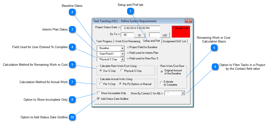 Setup and Preferences