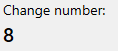 4. Change Number