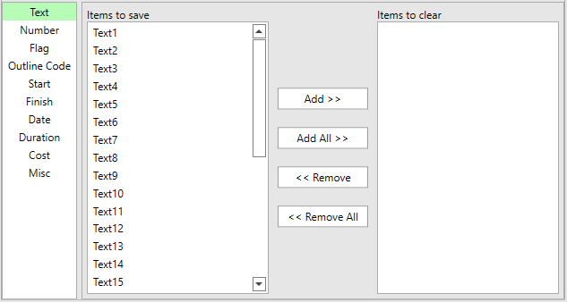 3. Resource Field Options
