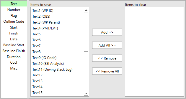 4. Task Field Options