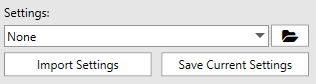 1. Settings Configuration Controls