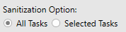 2. Sanitization Option