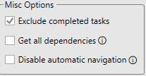 5. Misc Options