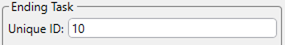3. Ending Task 
Unique ID