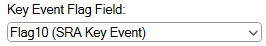 1. Key Event Flag Field Option