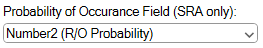 7. Probability of Occurrence Field Option