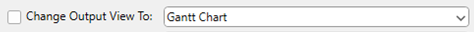 14. Output View Option