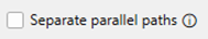 3. Separate Parallel Paths Option