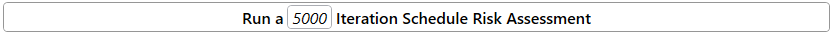 1. Run Schedule Risk Assessment Button