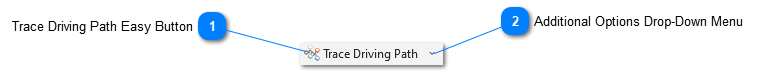 Trace Driving Path Ribbon Button