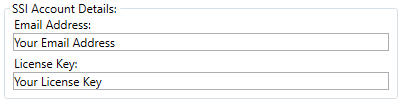 3. SSI Account Details
